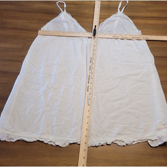 Odd Molly White Lace Mini Dress Slip L Y2K Cottagecore Soft Witch Festival - Picture 9 of 10